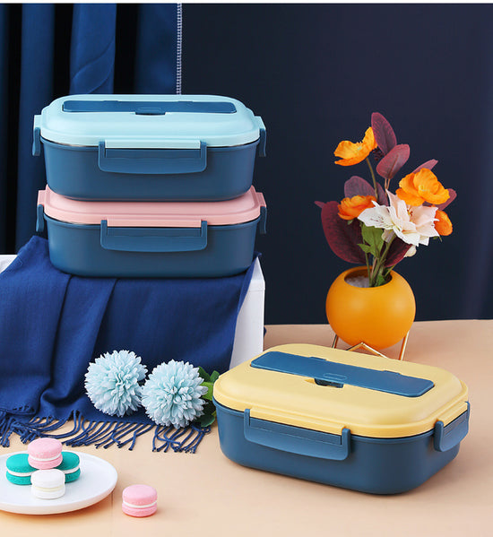 304 Stainless Steel Plug-in Thermal Insulation And Water-free Car Lunch Box